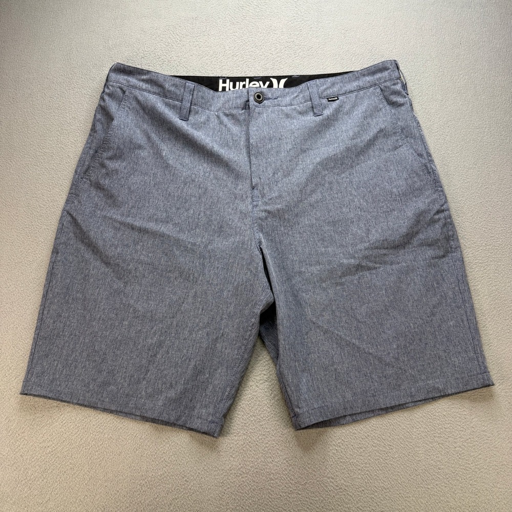 Hurley Phantom Walkshorts Mens 38 (FIT 40) Blue Board Shorts Stretch Surf Swim